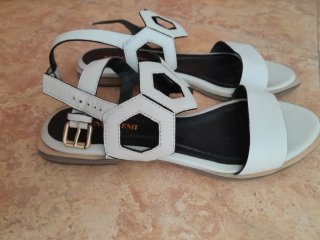 Sandali BRUNO PREMI bianchi taglia 38