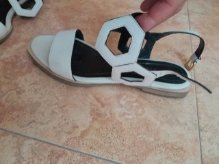 Sandali BRUNO PREMI bianchi taglia 38
