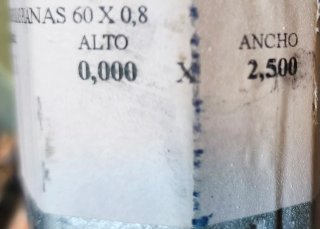 Eje con motor para toldo 2.50m