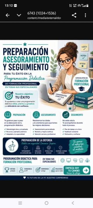 Preparador Programación didáctica FP