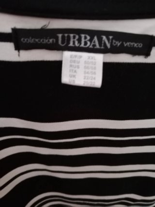 Vestido Verano Rayas Talla 50