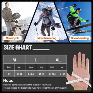 Guantes calefactables con baterías 4000 mAh