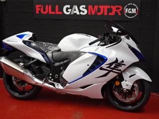 Suzuki Hayabusa Blanca y Azul