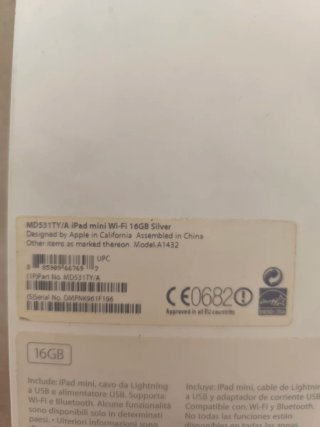 iPad Mini bianco da riparare