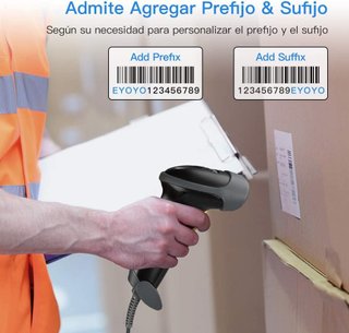 Scanner codici a barre EYOYO 1D 2D QR USB