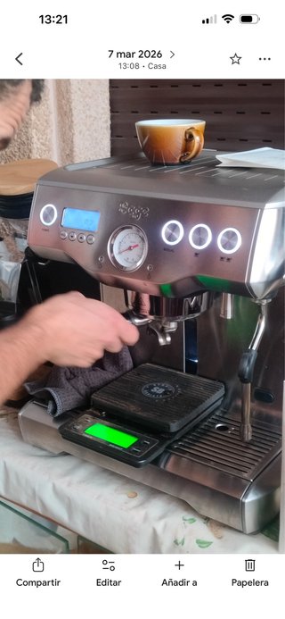Cafetera Espresso Sage Dual Boiler