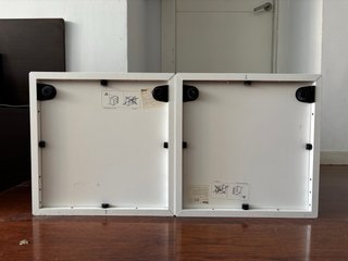 Scaffalature a cubo IKEA bianche
