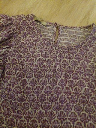 Camisa lila niña talla XS