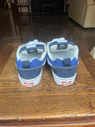 Zapatillas Vans Mujer Azul Marino y Blanco