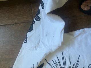Sudadera Hellstar Blanca Manga Larga