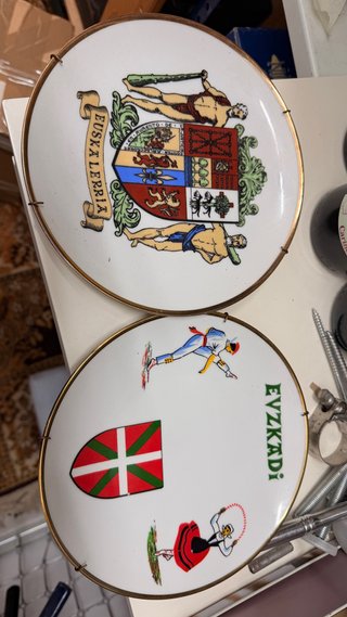 Platos decorativos antiguos
