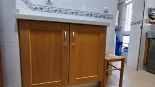 Muebles de cocina madera y metal