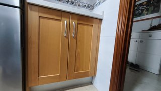 Muebles de cocina madera y metal