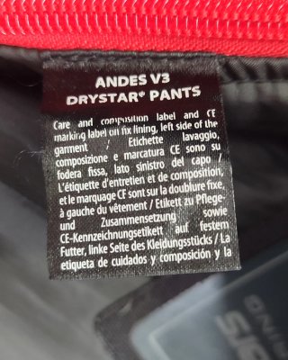 Pantalón Moto Alpinestars Andes V3 Talla L