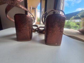 Zapatos de fiesta tacón ancho