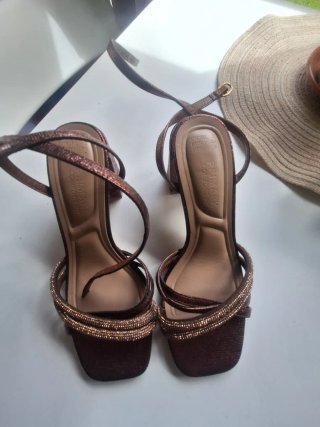 Zapatos de fiesta tacón ancho