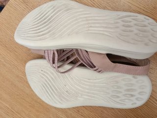 Sandalias Beige y Rosa Talla 40