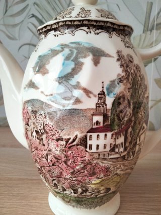Cafetera Johnson Bros Porcelana