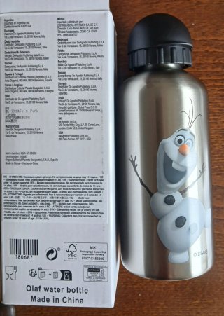 Botella de agua Olaf Disney