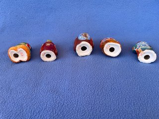 5 Dioses de la Fortuna Japoneses porcelana