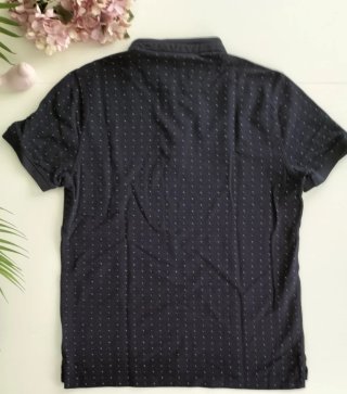 Polo Massimo Dutti cuello mao estampado M