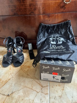 Zapatos de baile Reina salsa negros talla 38