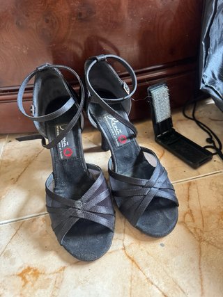 Zapatos de baile Reina salsa negros talla 38
