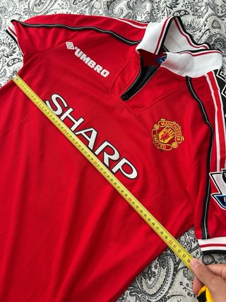 Camiseta Manchester United Beckham #7 Umbro Roja