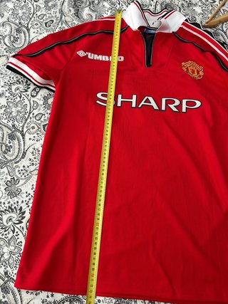 Camiseta Manchester United Beckham #7 Umbro Roja