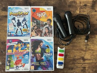 Lote 4 Juegos Wii + Accesorios