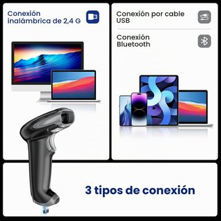 EYOYO LECTOR CÓDIGOS BARRAS INALÁMBRICO BLUETOOTH