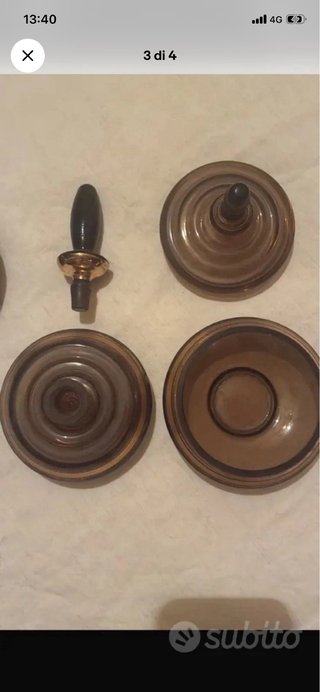 Set 3 Contenitori Vintage Vetro