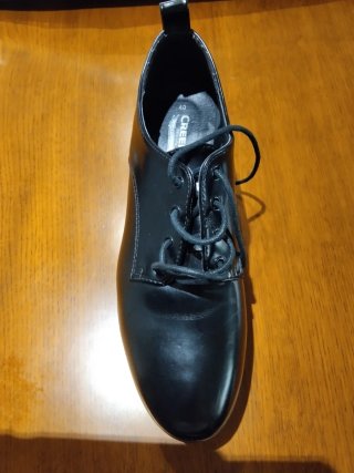 Zapatos de cuña negros