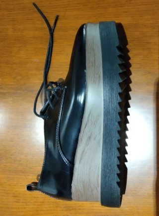 Zapatos de cuña negros