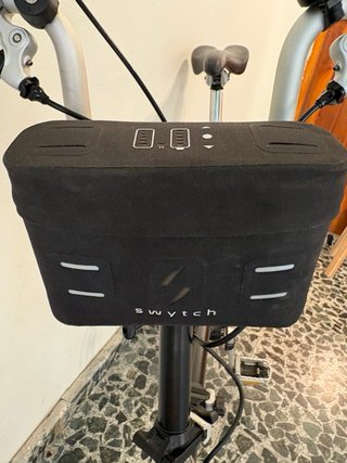Bicicleta Brompton plegable motor electrico