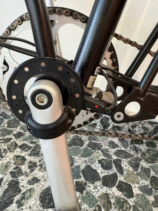 Bicicleta Brompton plegable motor electrico