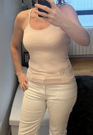 Camiseta tirantes rosa - Talla M