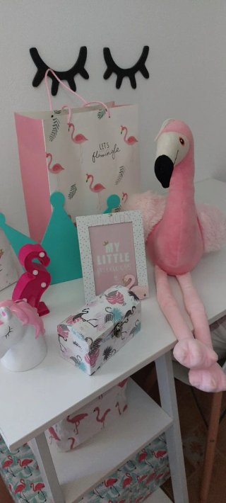 Decoración infantil flamencos y unicornios