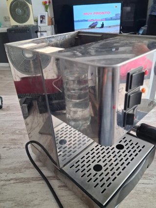 Cafetera Mini Moka expreso inoxidable