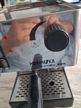 Cafetera Mini Moka expreso inoxidable