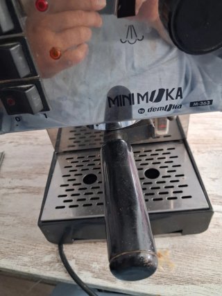 Cafetera Mini Moka expreso inoxidable