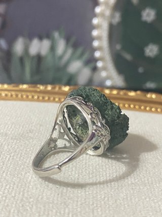 Anillo Ágata Drusa Natural