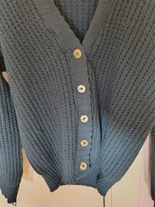 Cardigan donna blu taglia L