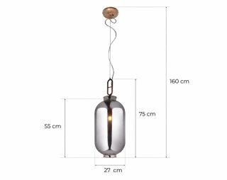 Lámpara colgante lumineca gylus