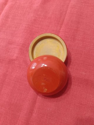 Joyero de madera pintado a mano