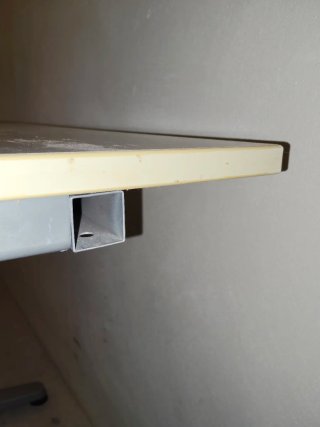 Escritorio Galant Ikea Blanco y Gris