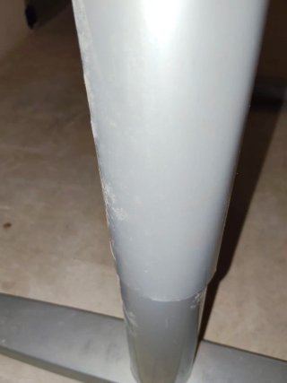 Escritorio Galant Ikea Blanco y Gris