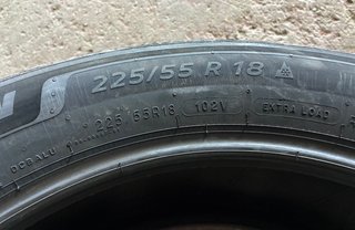 4 Michelin CrossClimate3 225/55/18 102V