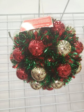 Bola Decorativa Navidad Colgante Grande