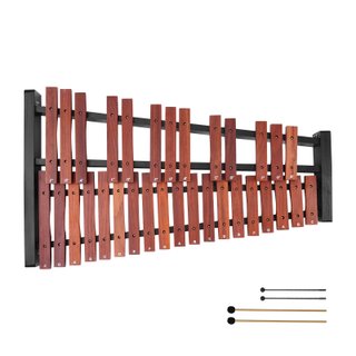 Xilofono Diatonico 32 Note in Legno con Supporto